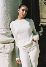 Komani Cashmere Sweater - Ivory