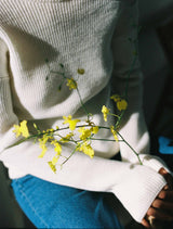 The Fisherman's Rib Sweater - Off White