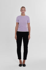 Ribbed Makò T - Lilac