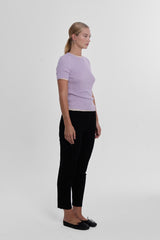 Ribbed Makò T - Lilac