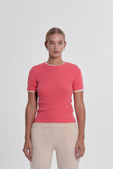 Ribbed Makò T - Coral