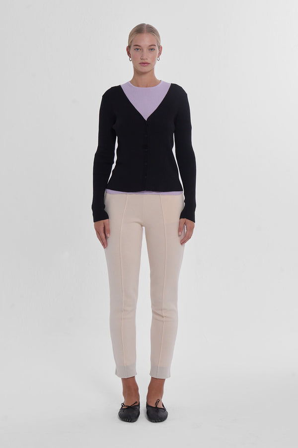 Angles Cardigan - Jet Black