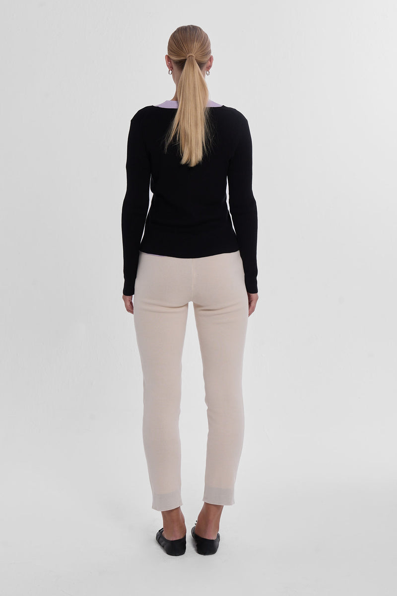 Angles Cardigan - Jet Black