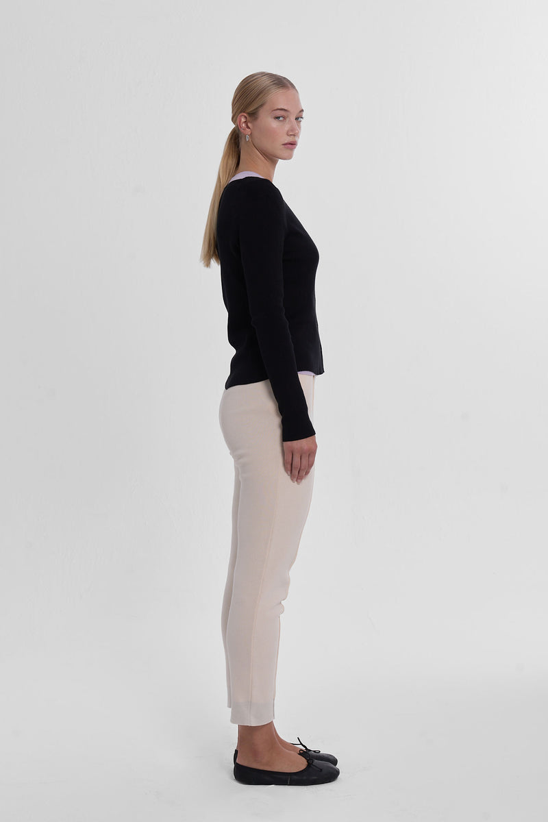 Angles Cardigan - Jet Black