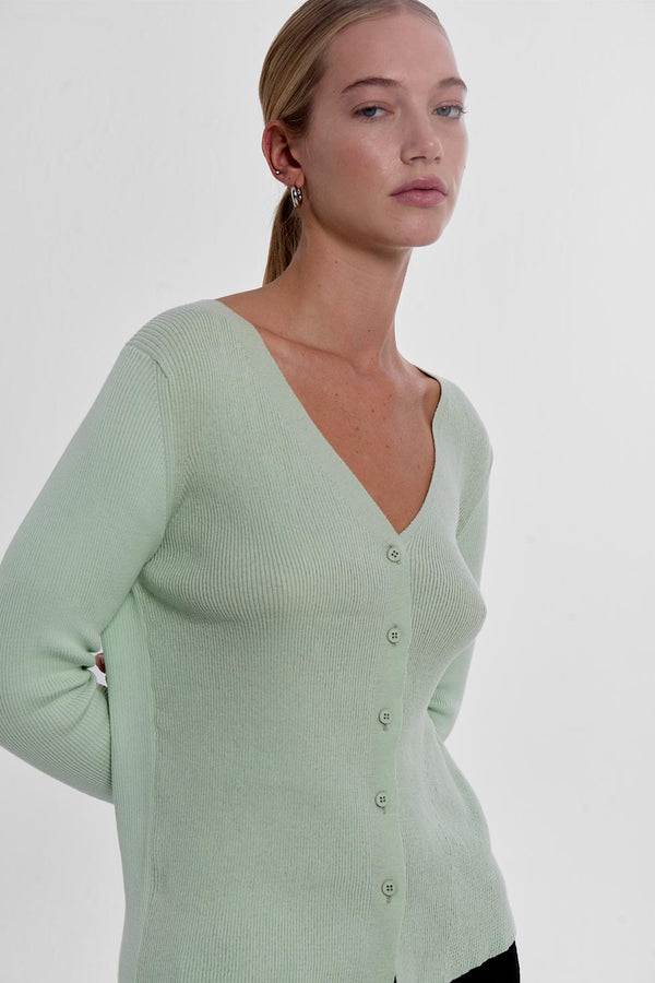 Angles Cardigan - Matcha