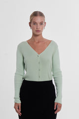 Angles Cardigan - Matcha