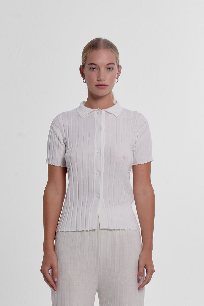 Short Amanzi Shirt - Ivory