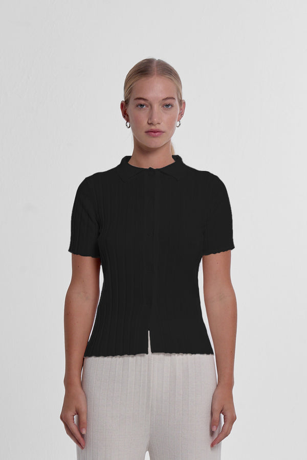 Short Amanzi Shirt - Black