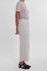 Durban Plissé Pants - Bone