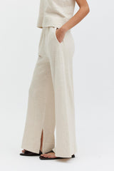 Breezy Linen Pants - Ecru