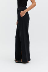 Breezy Linen Pants - Black