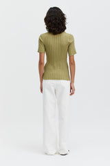 Short Amanzi Shirt - Olive Oil