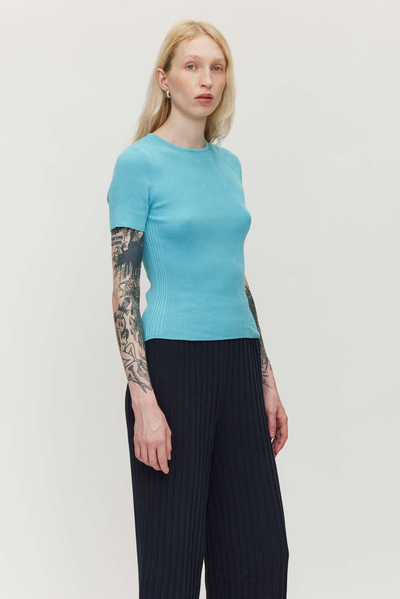 Ribbed Makò T - Sky (Pre-Order)