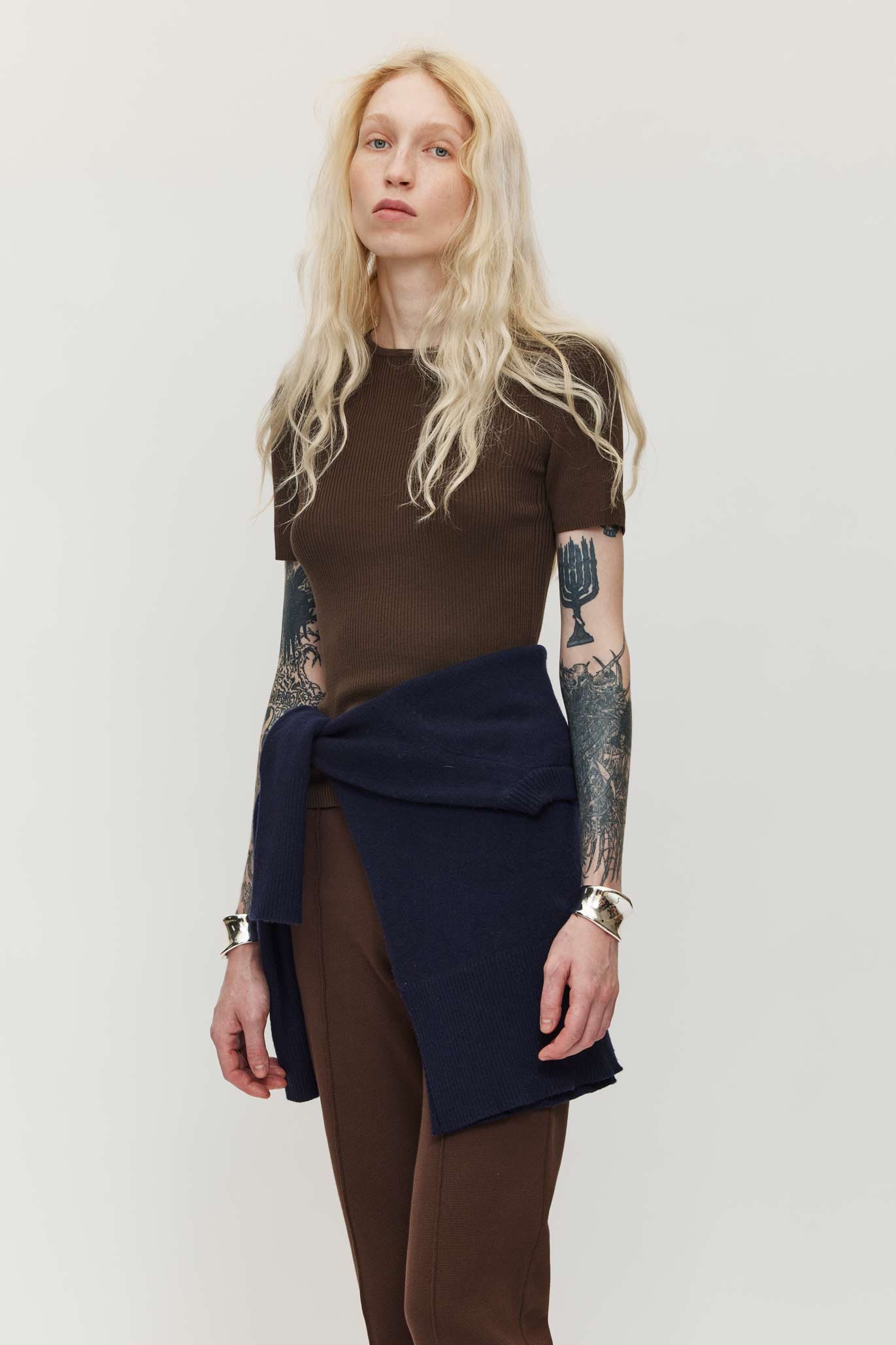 Ribbed Makò T - Chocolate (Pre-Order)