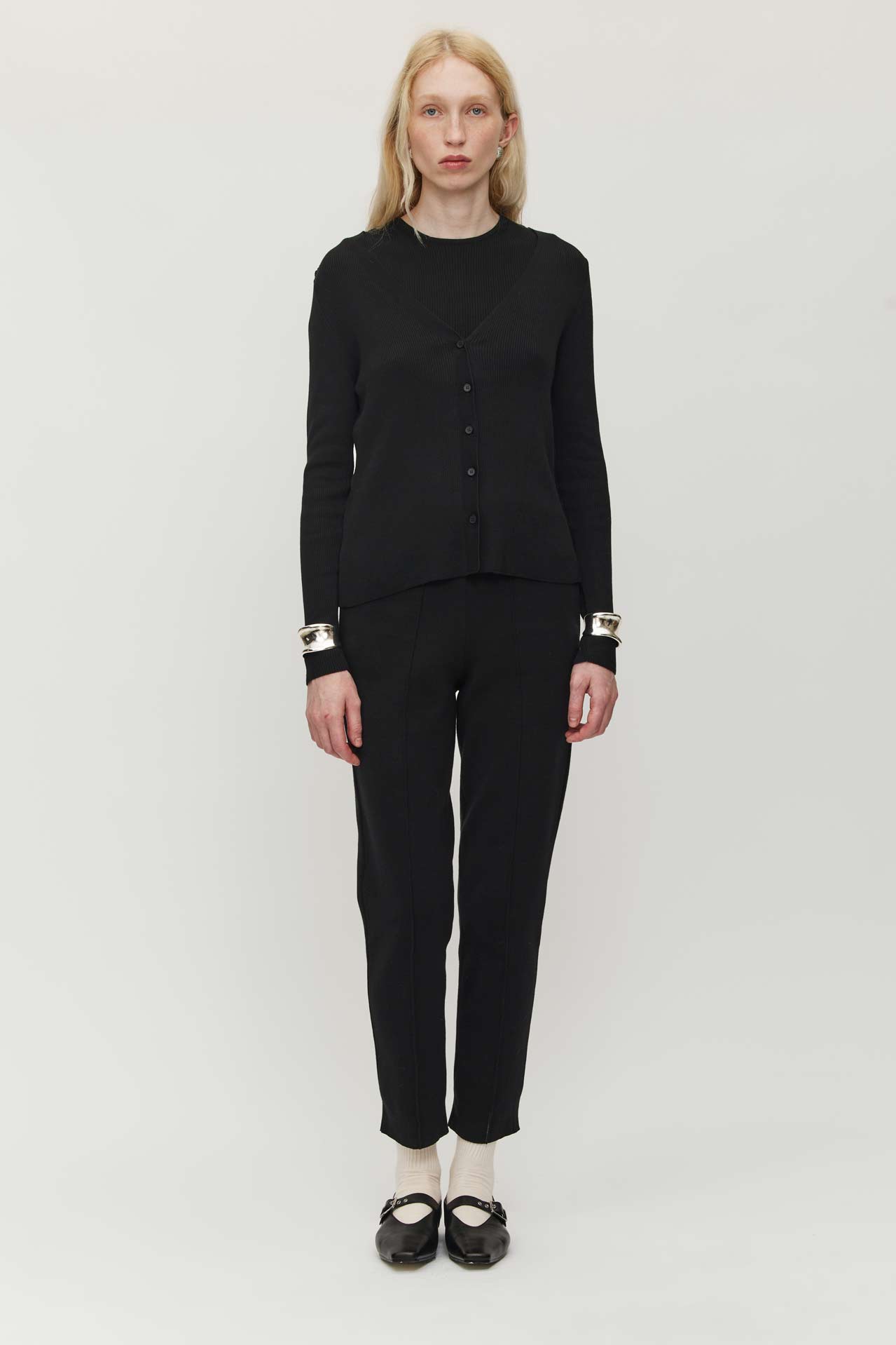 Angles Cardigan - Jet Black