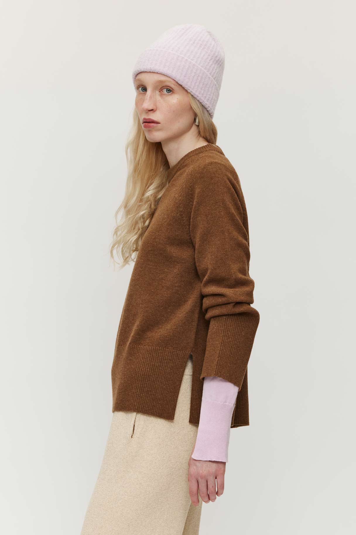 Jordaan Merino Crewneck - Coffee