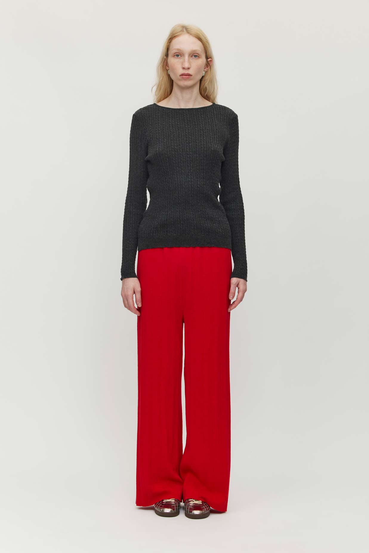 Komani Cashmere Sweater - Graphite