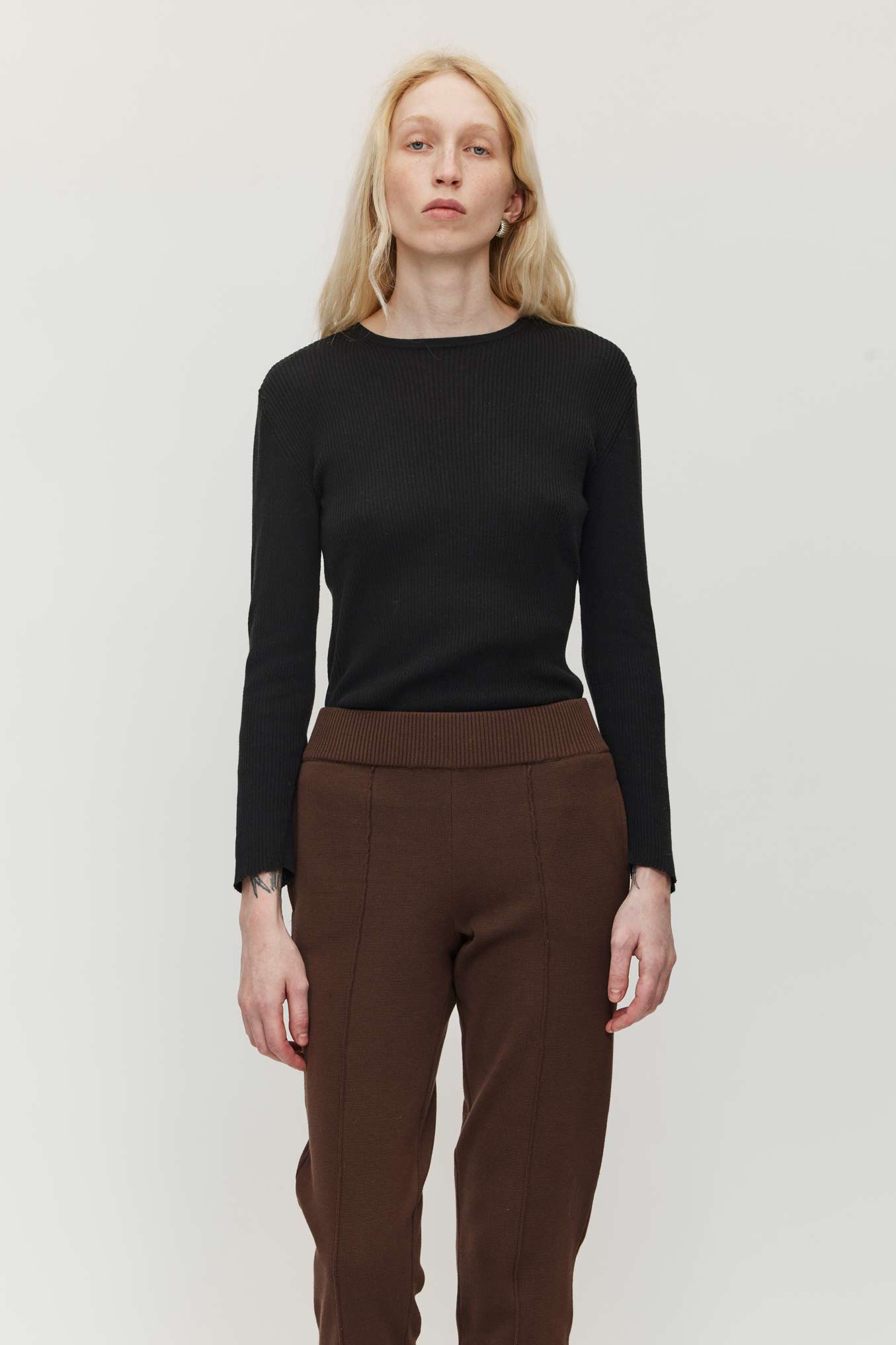 Long Makò T - Jet Black