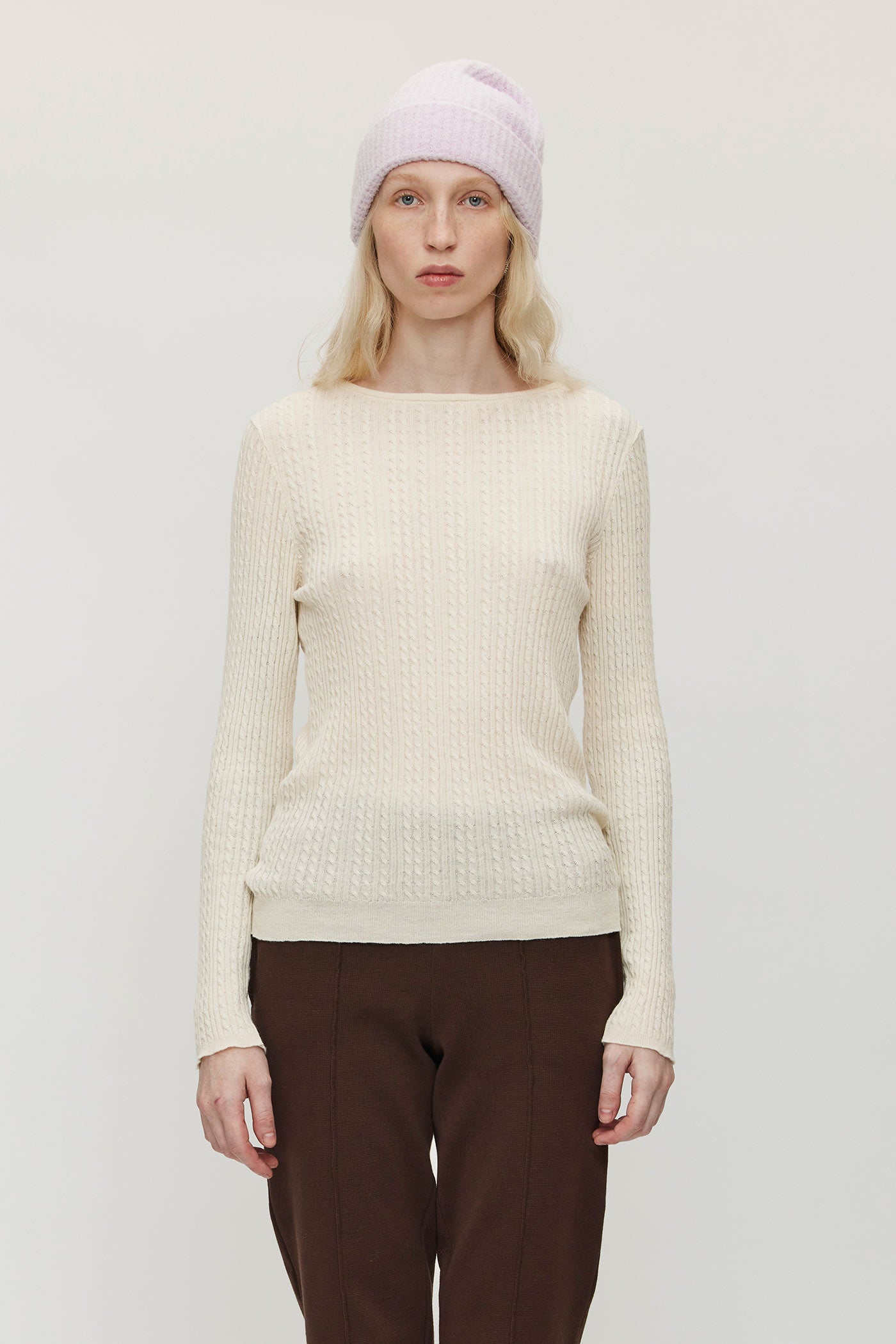 Komani Cashmere Sweater - Ivory