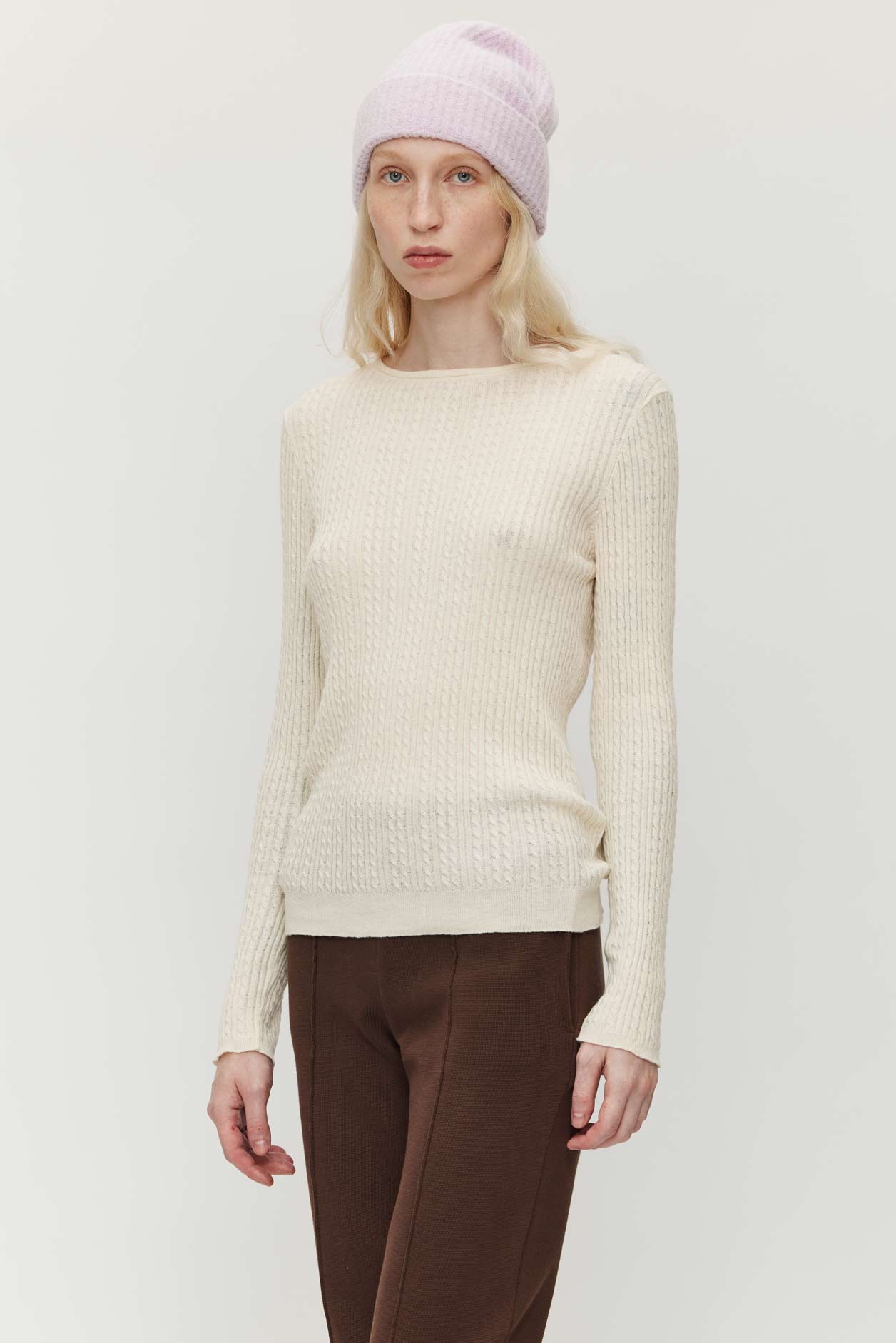 Komani Cashmere Sweater - Ivory