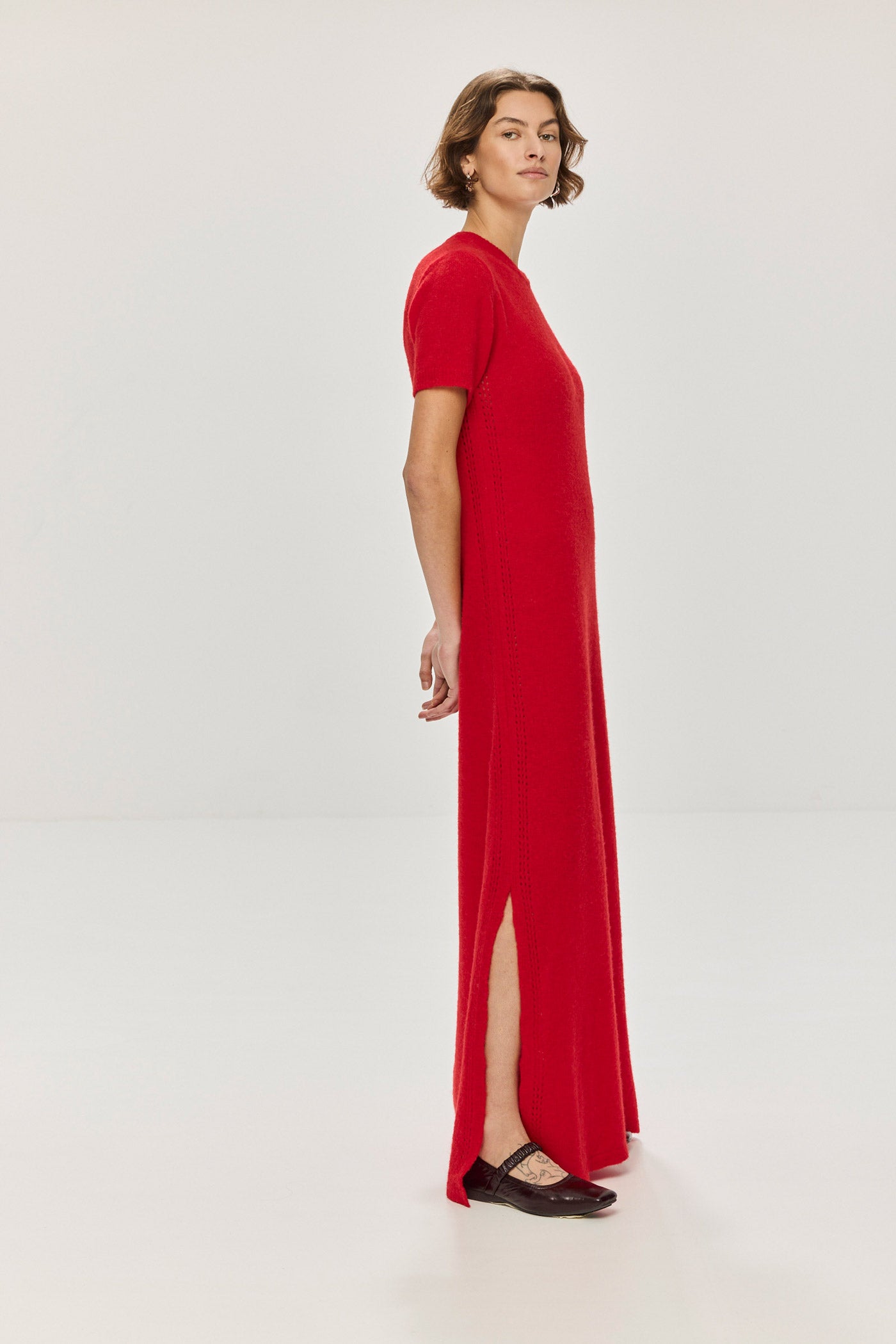 Redi Alpaca Dress - Red (Pre-Order)