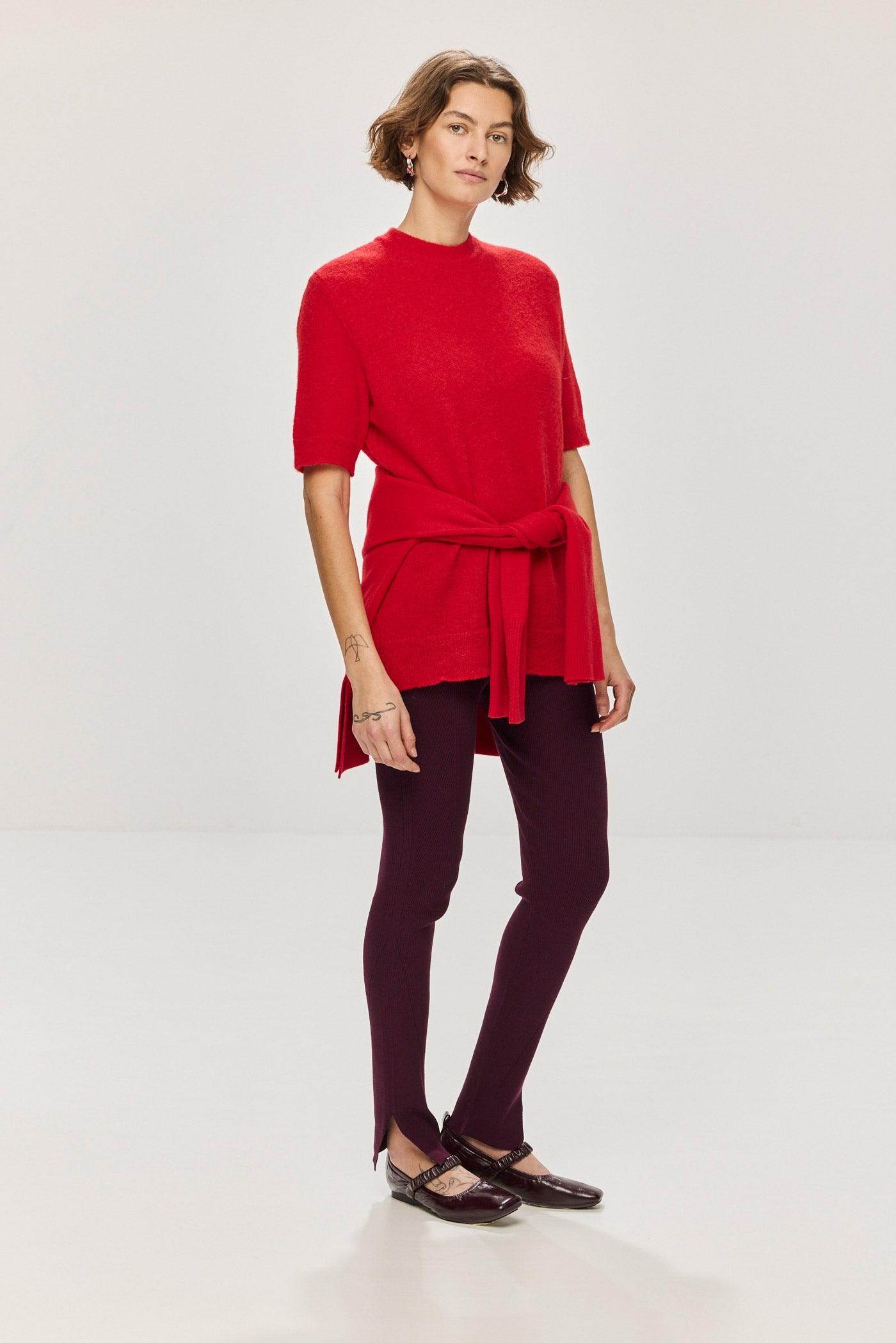 Vall Alpaca Top - Red (Pre-Order)