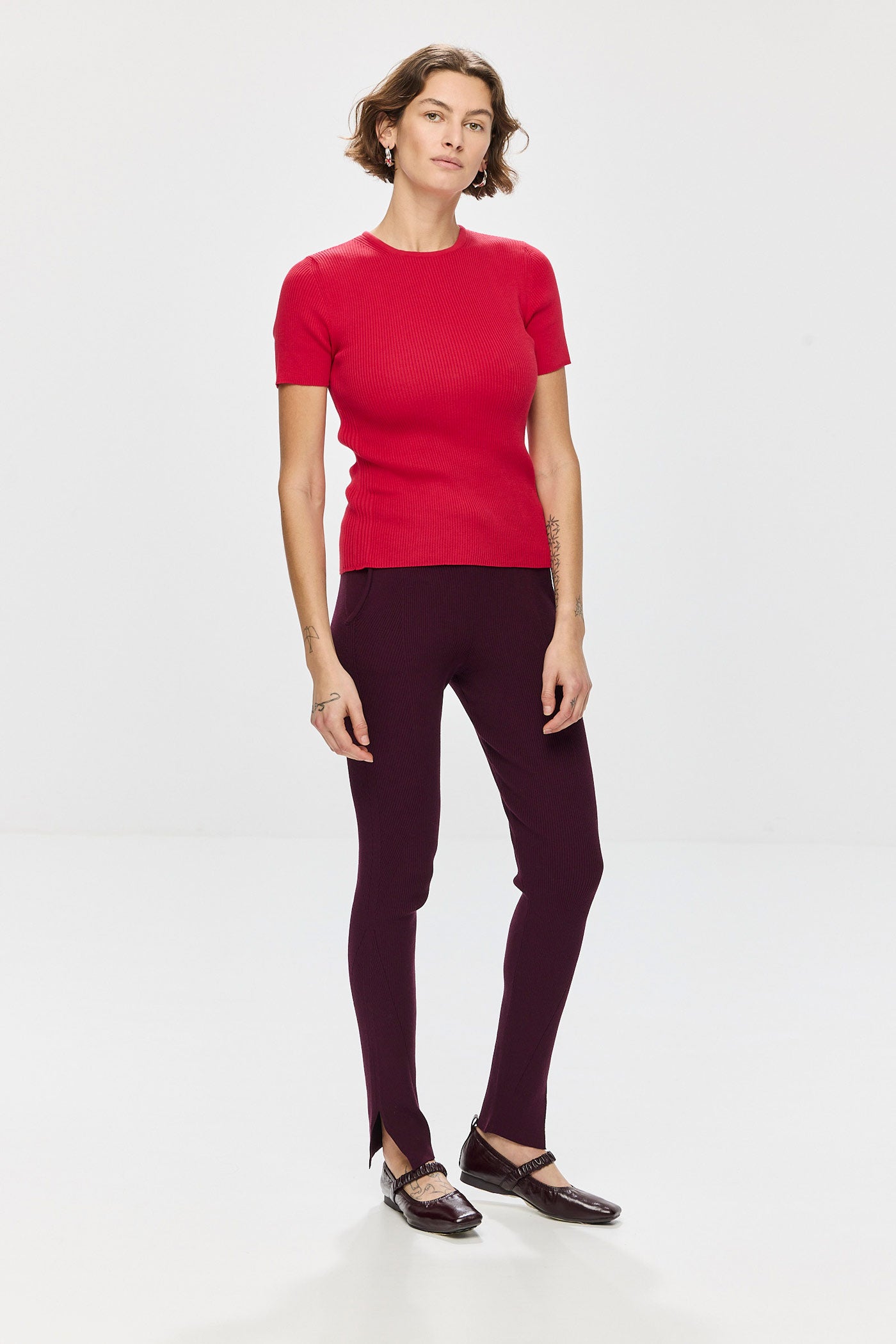 Ribbed Makò T - Red (Pre-Order)