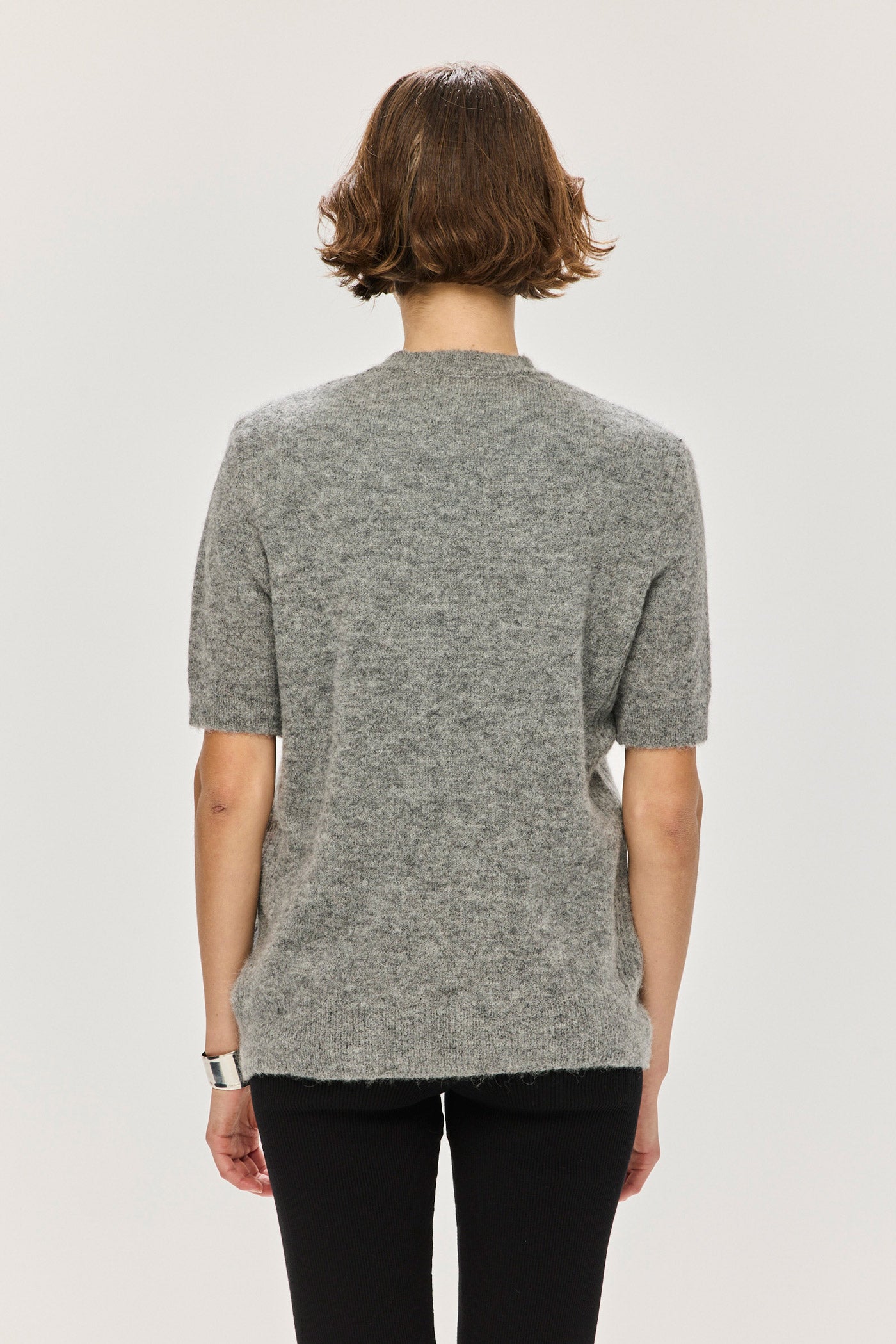 Vall Alpaca Top - Melange Grey (Pre-Order)