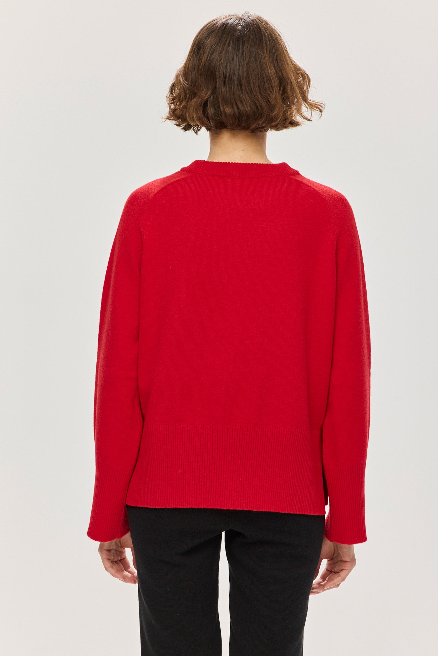 Jordaan Merino Crewneck - Red