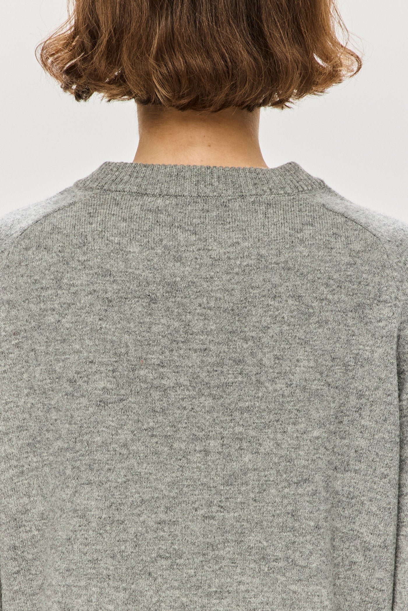 Jordaan Merino Crewneck - Melange Grey