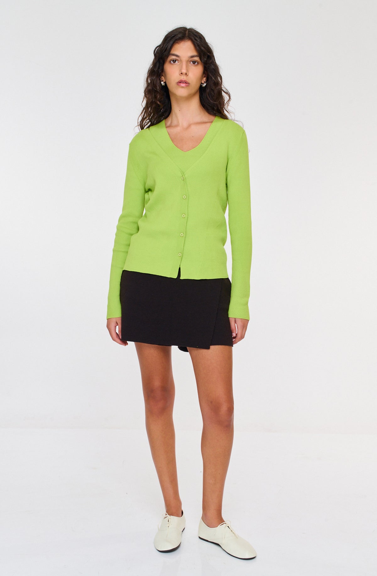 Angles Cardigan - Lemongrass