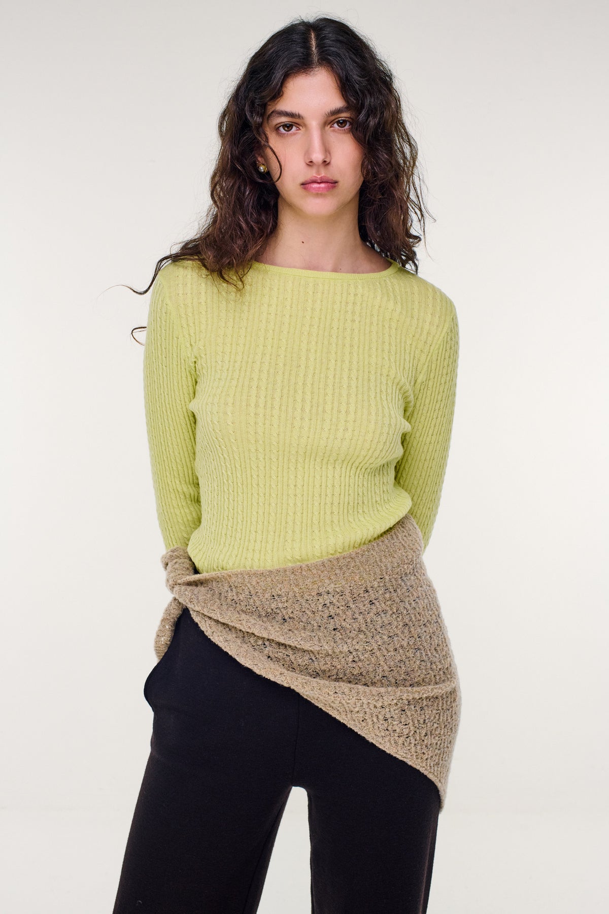 Komani Cashmere-Blend Sweater - Sorbet