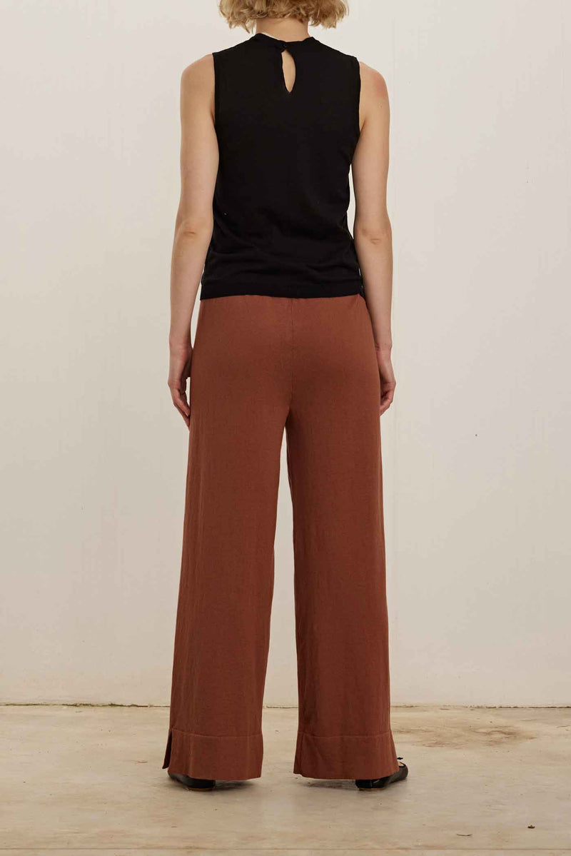 Frett X Maskit - Jessi Linen Pants - Cinnamon