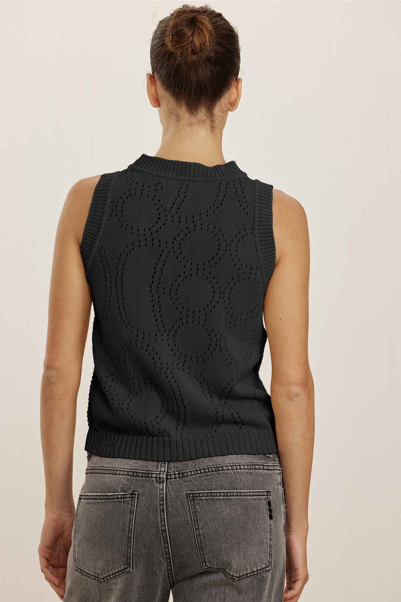 Frett X Maskit - Maggie Sleeveless Top - Black