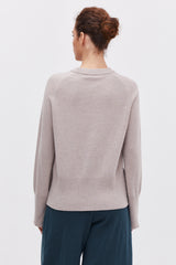 Jordaan Merino Crewneck - Pebble