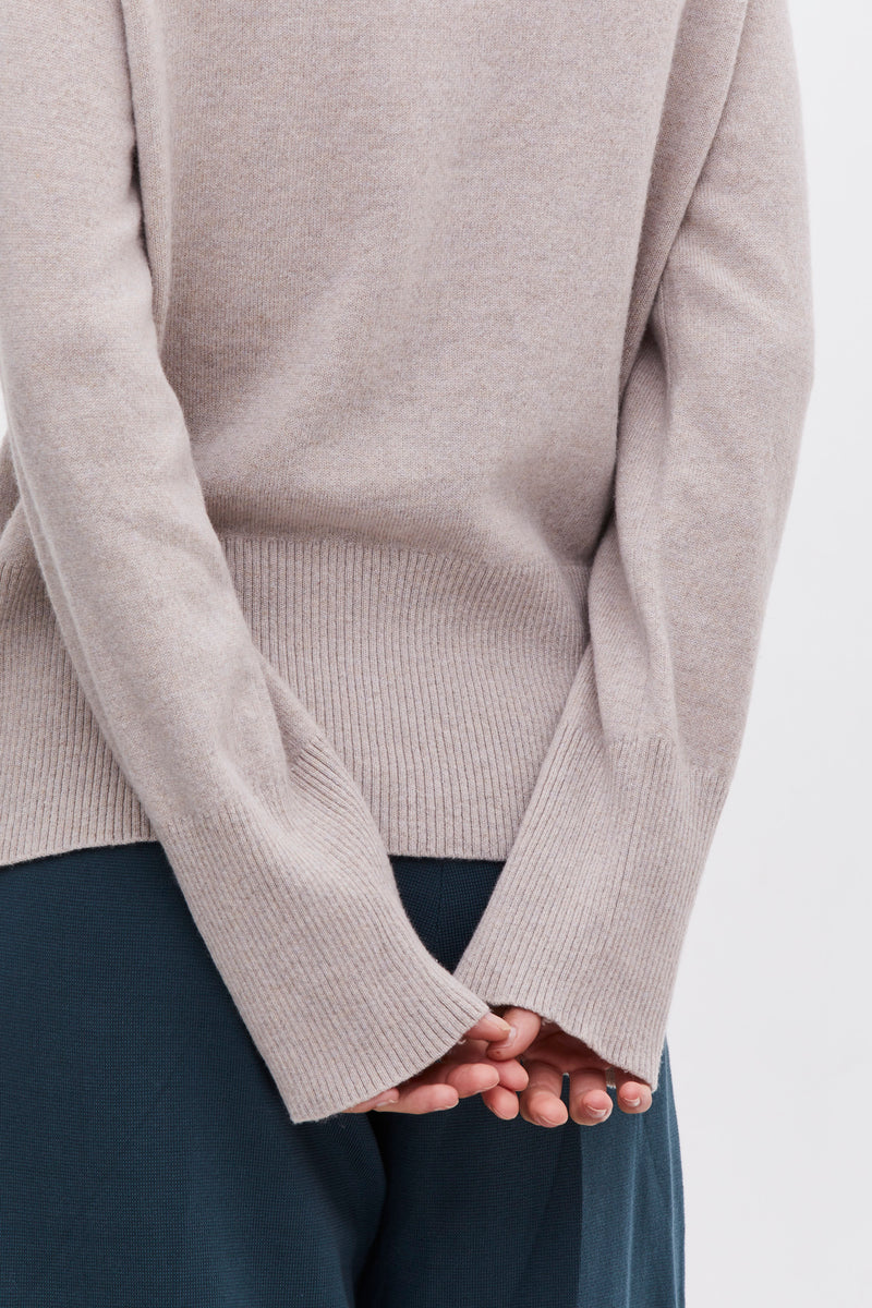 Jordaan Merino Crewneck - Pebble