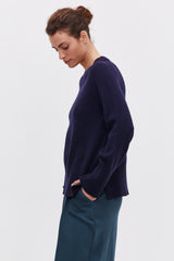 Jordaan Merino Crewneck - Midnight