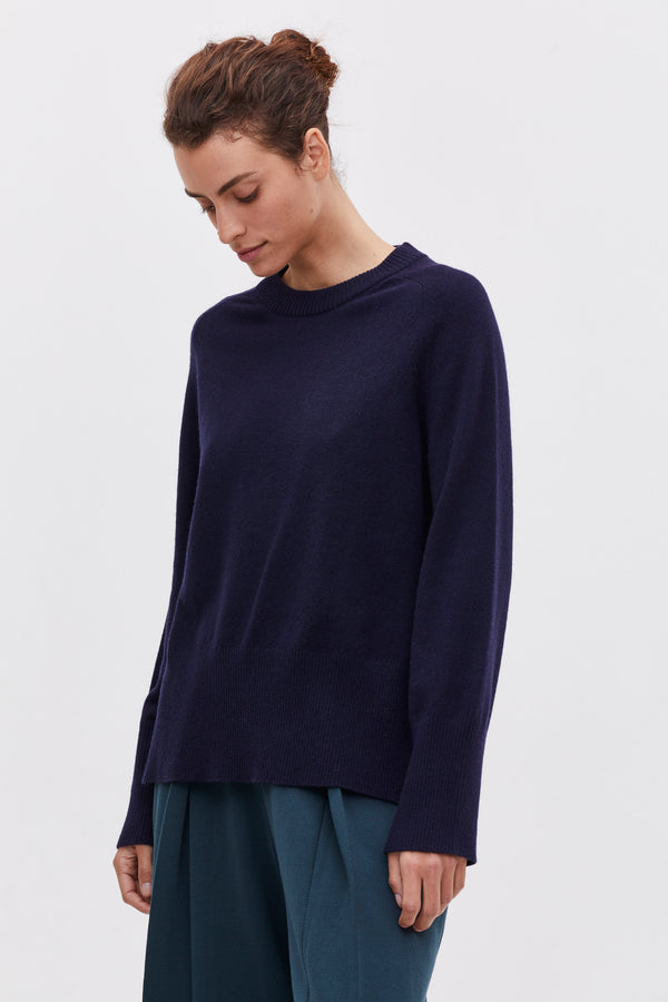 Jordaan Merino Crewneck - Midnight