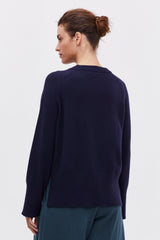 Jordaan Merino Crewneck - Midnight