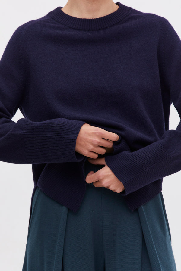 Jordaan Merino Crewneck - Midnight