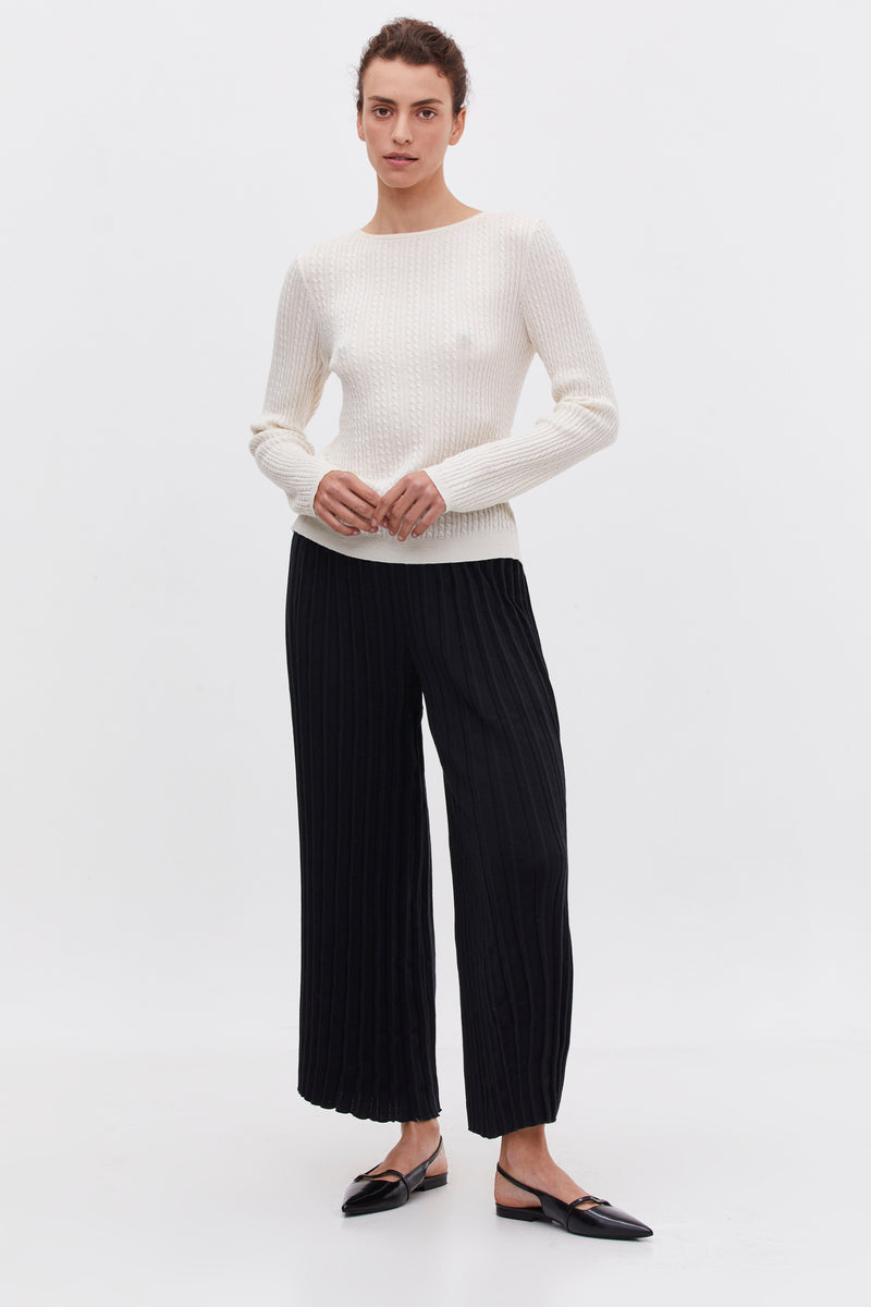 Komani Cashmere Sweater - Ivory