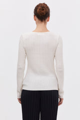 Komani Cashmere Sweater - Ivory