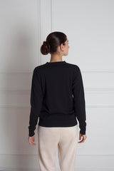 The Essential Merino Crew - Jet Black