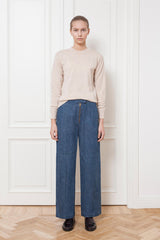The New Essential Merino Crew - Sand
