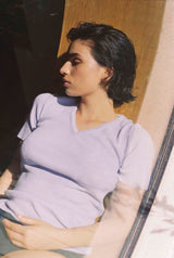 Ribbed Makò V - Lilac
