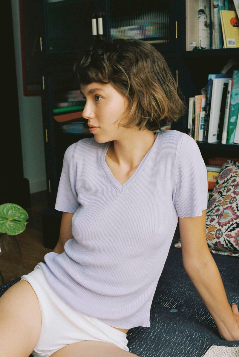 Ribbed Makò V - Lilac